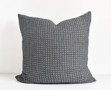 Hmong Organic Woven Pillow - Black and Ivory