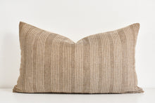 Striped Sashiko Pillow - Tan