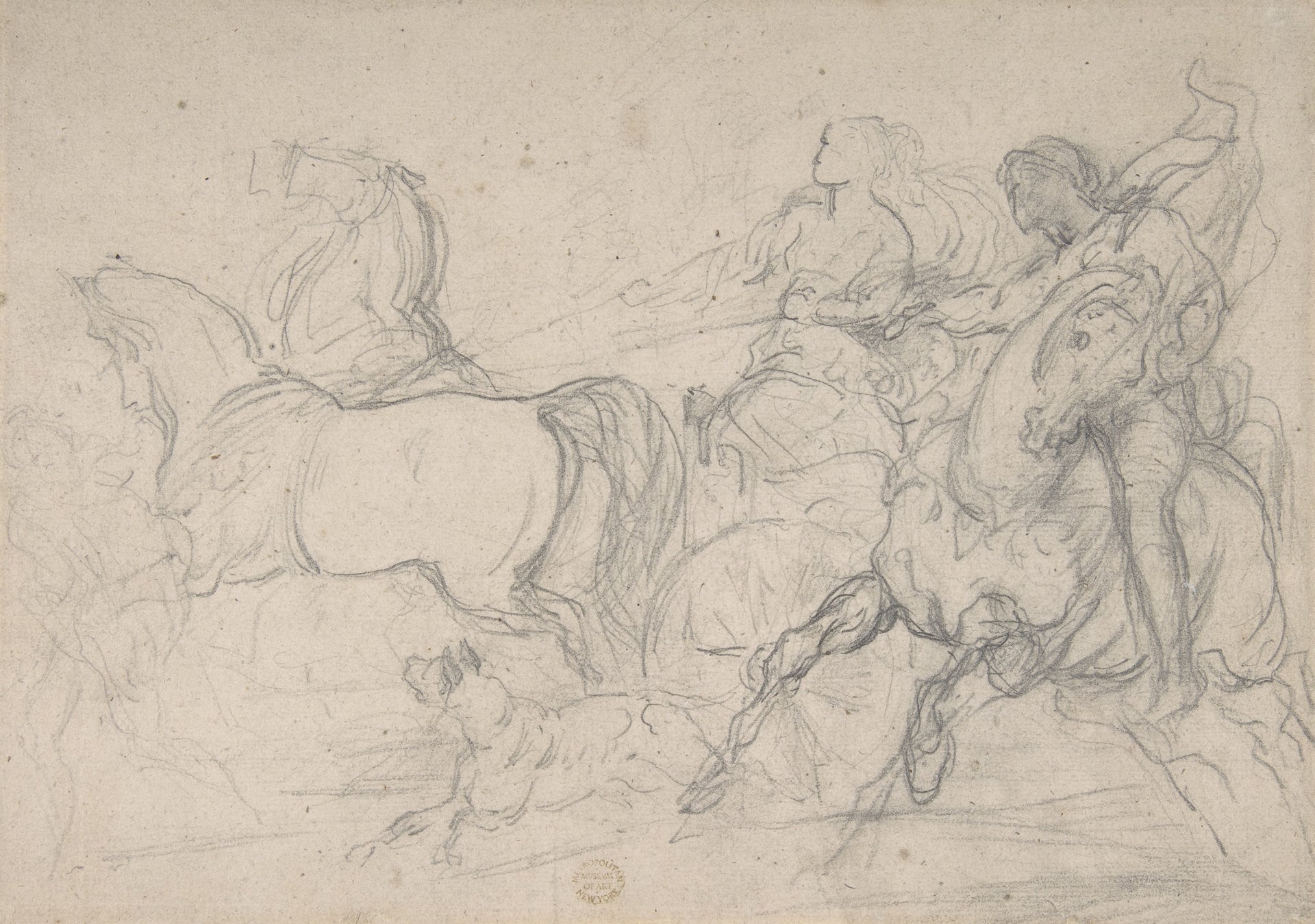 Sketch Of Horses