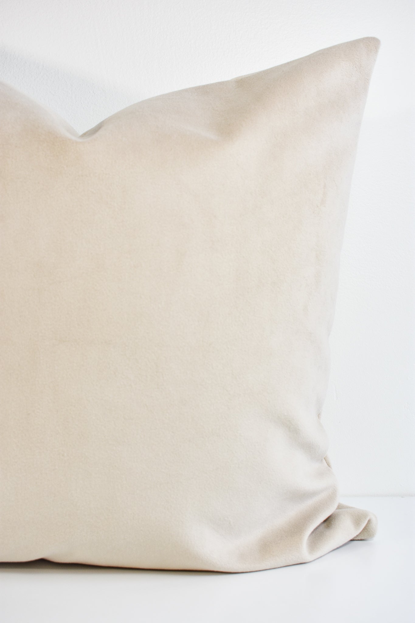 Velvet Pillow Cover - Buckwheat