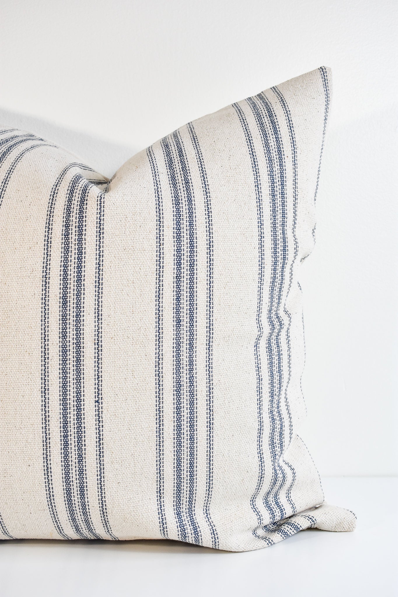 Grain Sack Pillow Cover - Indigo