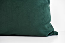 Velvet Lumbar Pillow - Hunter
