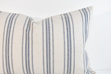 Grain Sack Lumbar Pillow - Indigo
