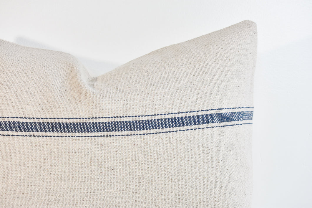 Grain sack lumbar outlet pillow