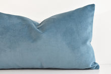 Velvet Lumbar Pillow - Ocean Tide