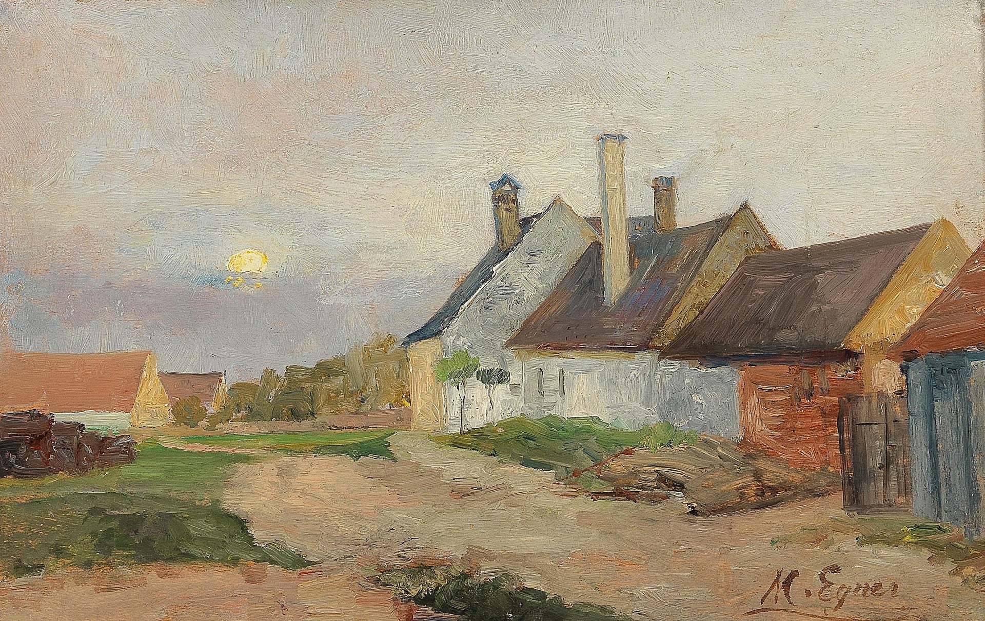 Village At Sunset