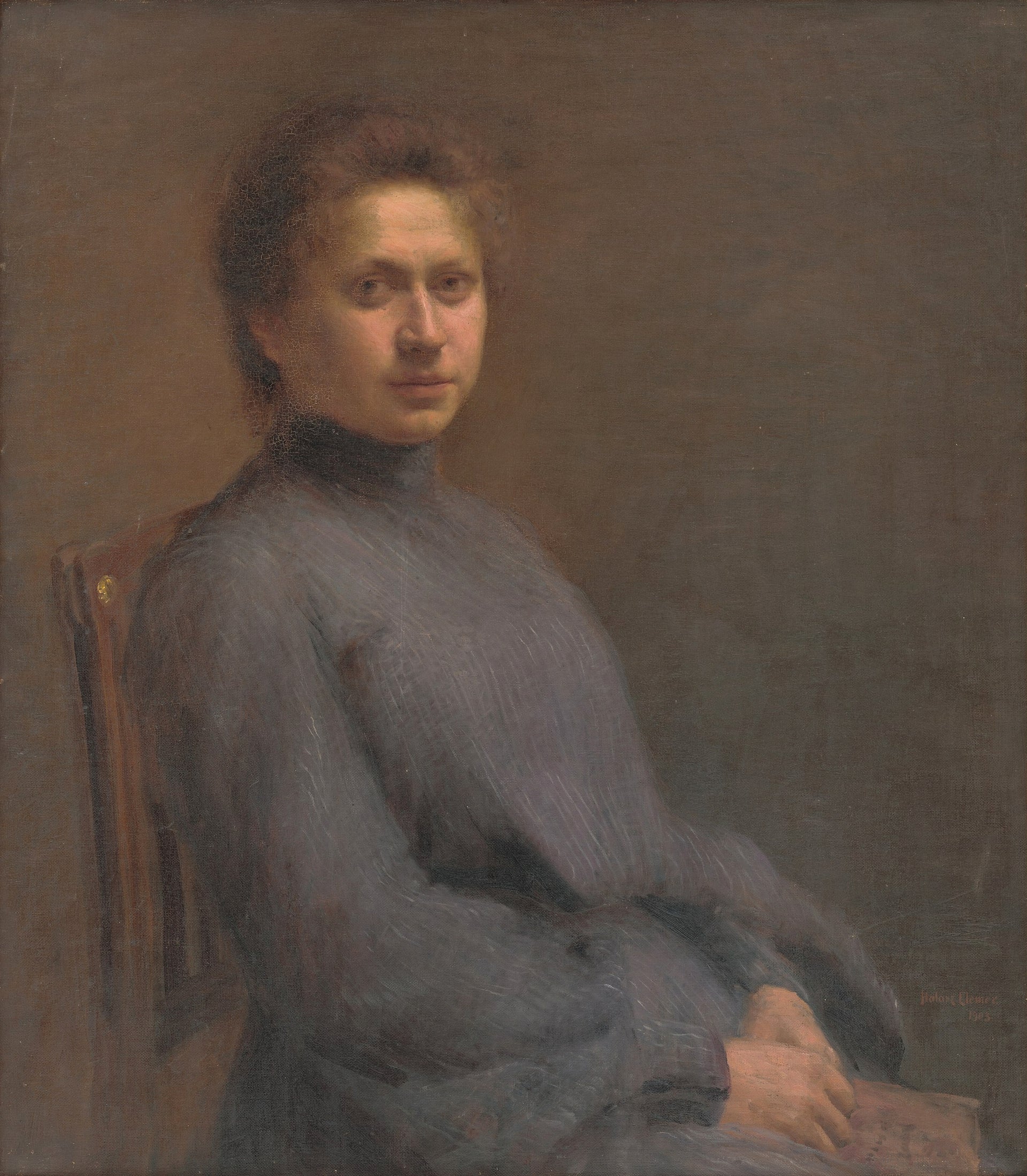 Woman In Blue