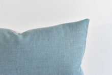 Linen Lumbar Pillow - Blue Gray